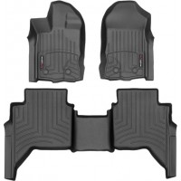 Коврики WeatherTech Black для Ford Ranger (T6)(double cab) 2019-2019 (US)