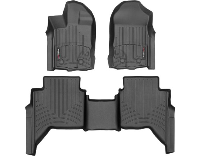 Коврики Weathertech Black для Ford Ranger (T6)(double cab) 2019-2019 (US), ціна: 11 709 грн.