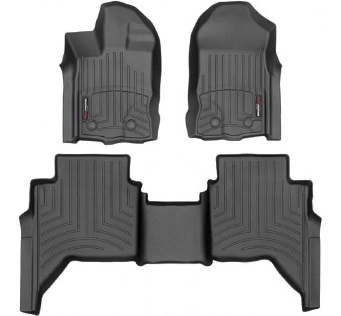 Коврики Weathertech Black для Ford Ranger (T6)(double cab) 2019-2019 (US), ціна: 10 849 грн.