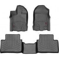 Коврики Weathertech Black для Ford Ranger (T6)(extended cab) 2019-2019 (US)