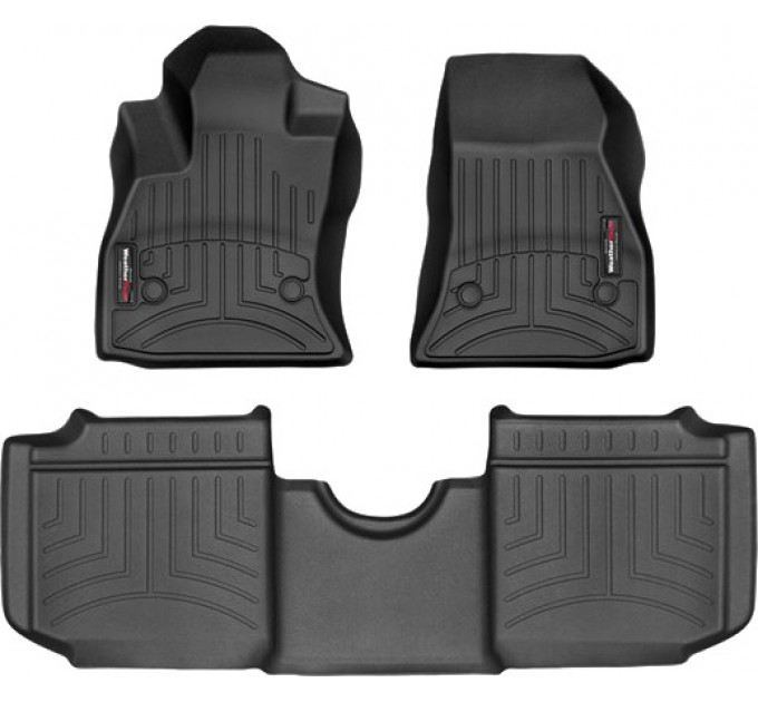 Коврики Weathertech Black для Fiat 500L (mkI) 06/2017→ manual, ціна: 10 641 грн.