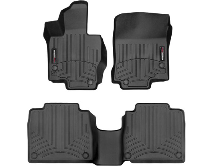 Коврики WeatherTech Black для Mercedes-Benz GLS-Class (X167)(7 seats)(with cup holder on console)(1-2 row) 2019→, цена: 11 488 грн.