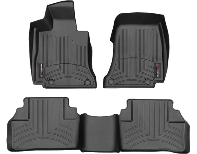 Коврики WeatherTech Black для Mercedes-Benz AMG GT (X290)(4 door coupe)(no console on 2 row) 2019→, цена: 13 607 грн.