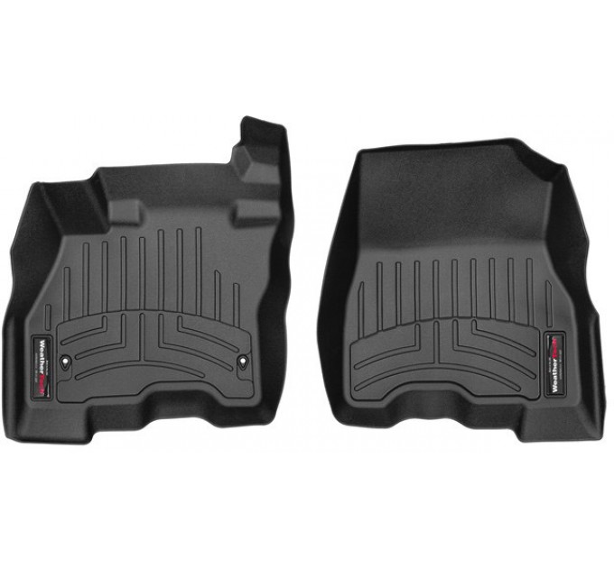 Коврики Weathertech Black для Nissan Leaf (mkII)(2 fixing hooks)(1 row) 2017→, ціна: 6 144 грн.