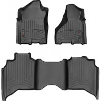 Коврики WeatherTech Black для Dodge Ram 2500HD (mkV)(crew cab)(1 row bucket) 2019→