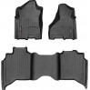 Коврики WeatherTech Black для Dodge Ram 2500HD (mkV)(crew cab)(1 row bucket) 2019→, цена: 12 894 грн.