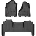 Коврики WeatherTech Black для Dodge Ram 3500HD (mkV)(mega cab)(1 row bucket) 2019→, цена: 14 054 грн.