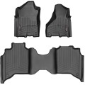 Коврики WeatherTech Black для Dodge Ram 2500HD (mkV)(crew cab)(1 row bench seats) 2019→, цена: 14 054 грн.