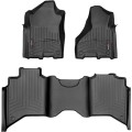 Коврики WeatherTech Black для Dodge Ram 3500HD (mkV)(crew cab) 2019→, цена: 14 054 грн.