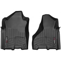 Коврики Weathertech Black для Dodge Ram HD (crew & mega cab)(mkV)(no PTO Kit)(bench seats)(1 row) 2019→