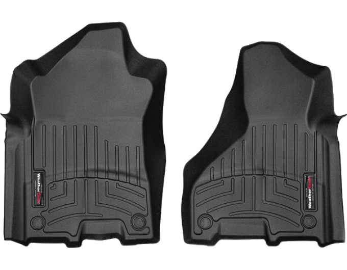 Коврики WeatherTech Black для Dodge Ram HD (mkV)(crew & mega cab)(no PTO Kit)(bench seats)(1 row) 2019→, цена: 6 692 грн.