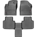 Коврики Weathertech Black для Volkswagen Atlas (mkI)(2 fixings)(2 row bucket seats)(1-2 row) 2019→, ціна: 11 709 грн.