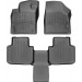 Коврики WeatherTech Black для Volkswagen Atlas (mkI)(2 fixings)(2 row bucket seats)(1-2 row) 2019→, цена: 10 849 грн.