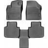 Коврики WeatherTech Black для Volkswagen Atlas (mkI)(2 fixings)(2 row bucket seats)(1-2 row) 2019→, цена: 10 849 грн.