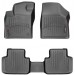 Коврики WeatherTech Black для Volkswagen Atlas (mkI)(2 fixings)(2 row bench seats)(1-2 row) 2019→, цена: 10 641 грн.