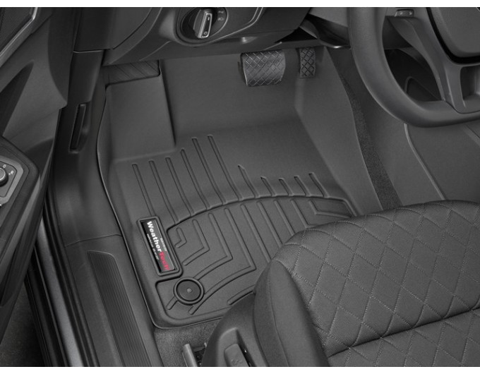 Коврики WeatherTech Black для Volkswagen Atlas (mkI)(2 fixings)(1 row) 2019→, цена: 6 692 грн.