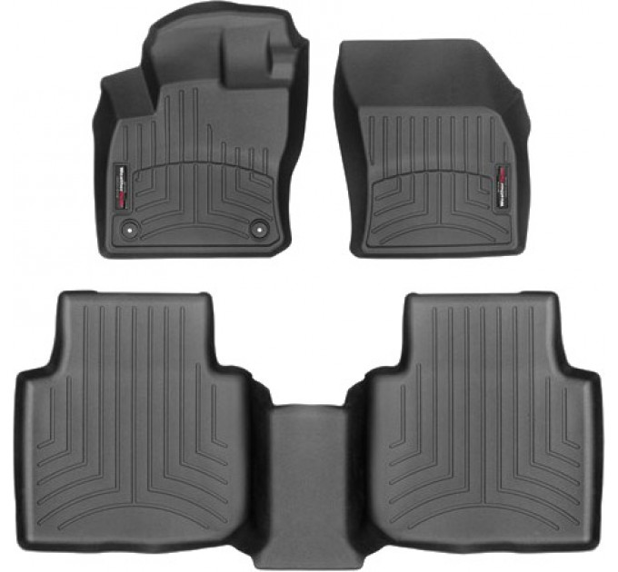 Коврики WeatherTech Black для Volkswagen Tiguan (mkI)(2 fixings) 2020→ (USA), цена: 10 641 грн.