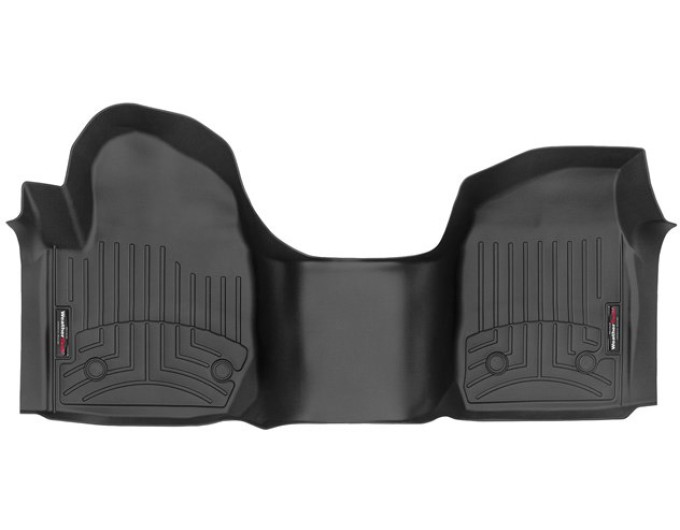 Коврики WeatherTech Black для Chevrolet Silverado (mkIV); GMC Sierra (mkV)(regular cab)(1 pc.)(1 row) 2019→, цена: 8 481 грн.