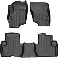 Коврики Weathertech Black для Mitsubishi Outlander PHEV (mkIII)(with gas lever) 2015→