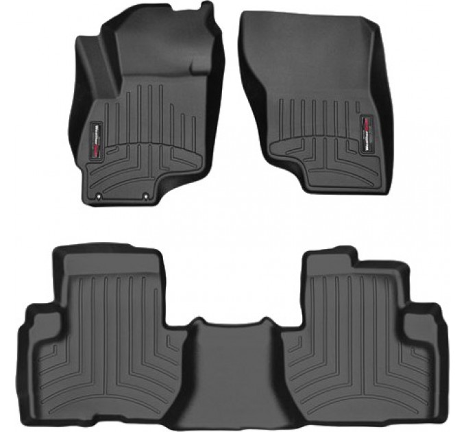 Коврики Weathertech Black для Mitsubishi Outlander PHEV (mkIII)(with gas lever) 2015→, ціна: 10 849 грн.