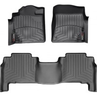 Коврики WeatherTech Black для Toyota Land Cruiser (J200); Lexus LX (mkIII)(4 fixing hooks) 2008-2012