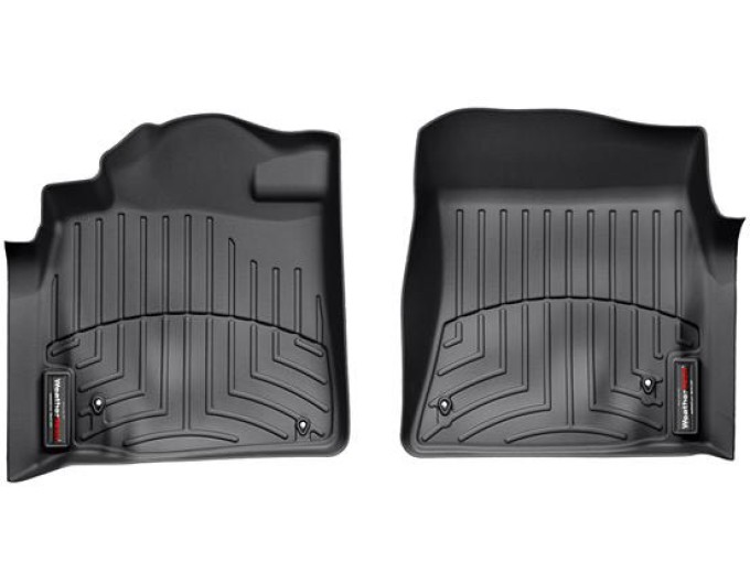 Коврики WeatherTech Black для Toyota Land Cruiser (J200); Lexus LX (mkIII)(4 fixing hooks)(1 row) 2008-2012, цена: 6 692 грн.