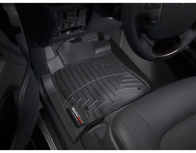 Коврики WeatherTech Black для Toyota Land Cruiser (J200); Lexus LX (mkIII)(4 fixing hooks) 2008-2012, цена: 11 709 грн.