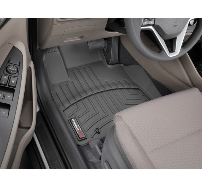 Коврики WeatherTech Black для Kia Sportage (mkIV)(1 row) 2015-2020 (EU) / 2019-2020 (US); Hyundai Tuscon (mkIII)(1 row) 2015-2021 (EU); 2019-2021 (US), цена: 6 144 грн.