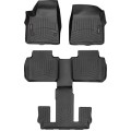 Коврики WeatherTech Black для Cadillac XT6 (mkI)(2 row bench seats)(1-2-3 row) 2019→, цена: 11 709 грн.