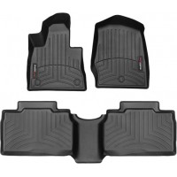 Коврики WeatherTech Black для Ford Explorer (mkVI)(1-2 row) 2020→