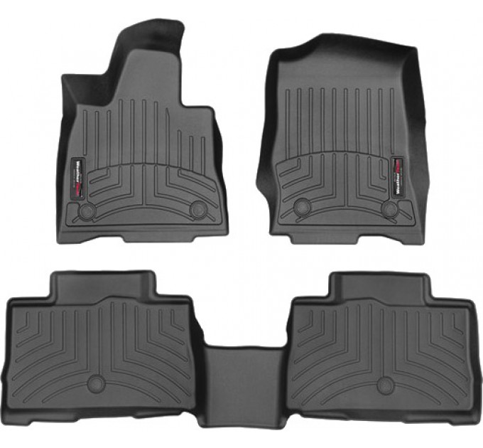 Коврики WeatherTech Black для Lincoln Aviator (mkII)(1-2 row) 2019→, цена: 10 849 грн.