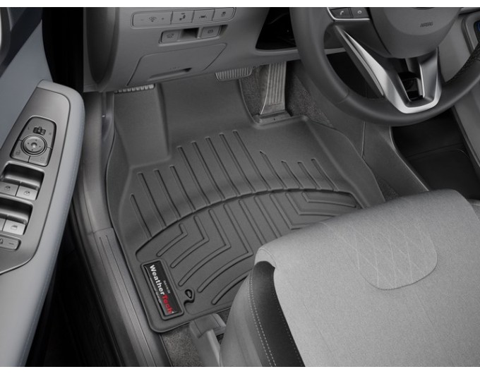 Коврики Weathertech Black для Hyundai Palisade (mkI)(1-2 row) 2019→, ціна: 11 709 грн.