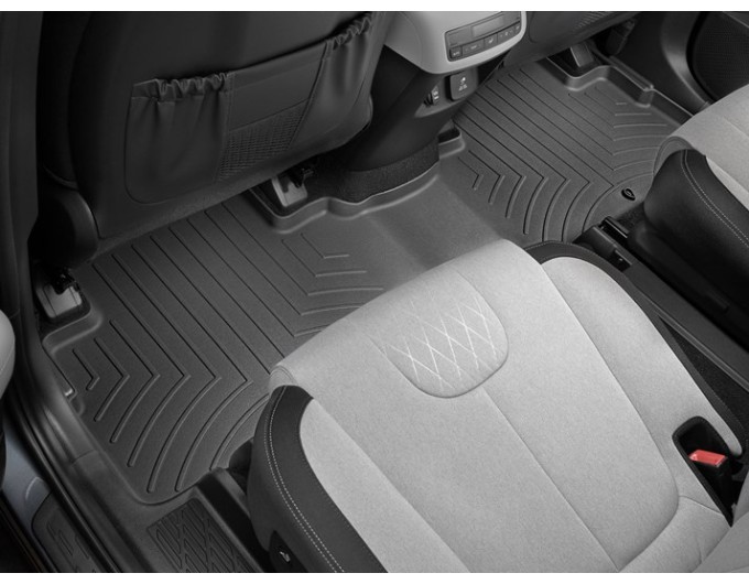 Коврики WeatherTech Black для Hyundai Palisade (mkI)(2 row) 2019→, цена: 5 135 грн.