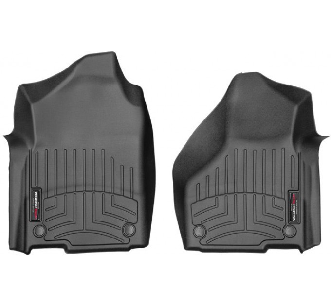 Коврики WeatherTech Black для Dodge Ram HD (mkV)(regular cab)(no PTO Kit)(bucket seats)(1 row) 2019→, цена: 6 144 грн.