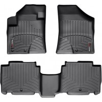 Коврики WeatherTech Black для Hyundai ix55 / Veracruz (mkI)(1-2 row) 2007-2012