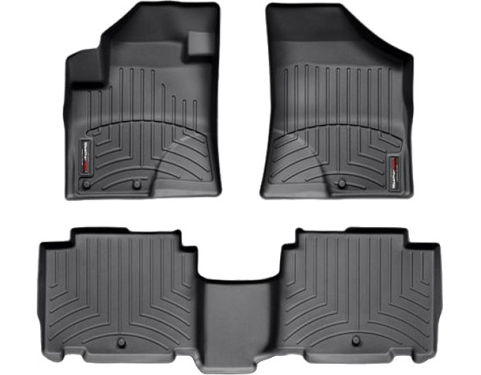 Коврики Weathertech Black для Hyundai ix55 / Veracruz (mkI)(1-2 row) 2007-2012, ціна: 11 488 грн.