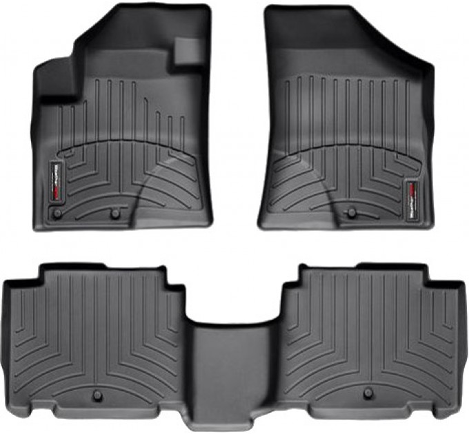 Коврики Weathertech Black для Hyundai ix55 / Veracruz (mkI)(1-2 row) 2007-2012, ціна: 10 641 грн.