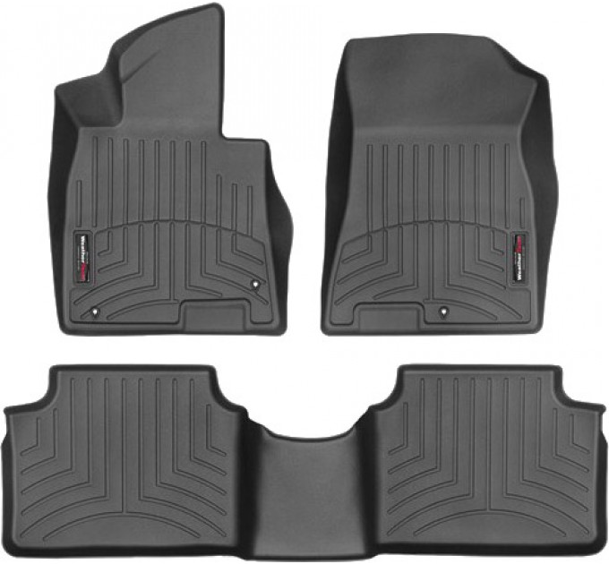 Коврики WeatherTech Black для Hyundai Sonata (mkVIII); Kia K5 (mkV)(FWD) 2019→, цена: 9 826 грн.