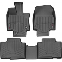 Коврики Weathertech Black для Toyota Highlander (mkIV)(not hybrid)(1-2 row) 2019→