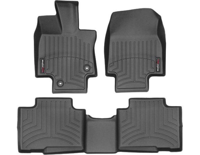Коврики WeatherTech Black для Toyota Highlander (mkIV)(not hybrid)(1-2 row) 2019→, цена: 11 603 грн.