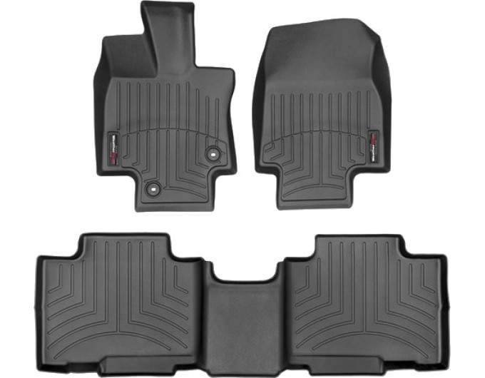 Коврики Weathertech Black для Toyota Highlander (mkIV)(hybrid)(1-2 row) 2019→, ціна: 11 488 грн.