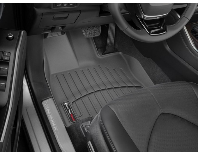Коврики WeatherTech Black для Toyota Highlander (mkIV)(1 row) 2019→, цена: 6 692 грн.