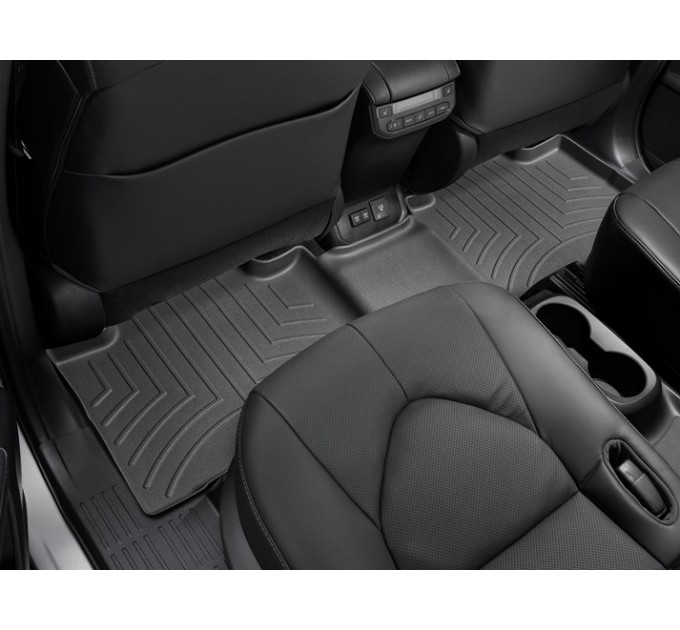 Коврики WeatherTech Black для Toyota Highlander (mkIV)(not hybrid)(1-2 row) 2019→, цена: 10 641 грн.