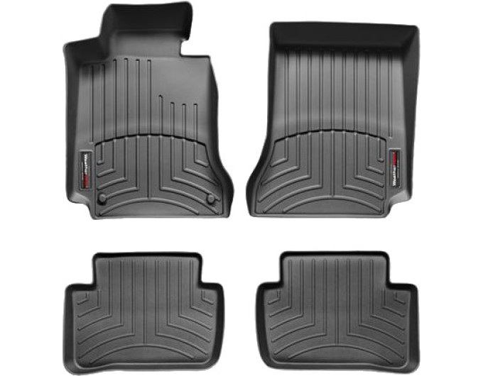 Коврики WeatherTech Black для Mercedes-Benz C-Class (W204/S204)(2 fixing posts) 2008-2014, цена: 11 488 грн.