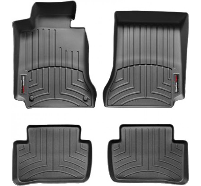 Коврики Weathertech Black для Mercedes-Benz C-Class (W204/S204)(2 fixing posts) 2008-2014, ціна: 10 641 грн.