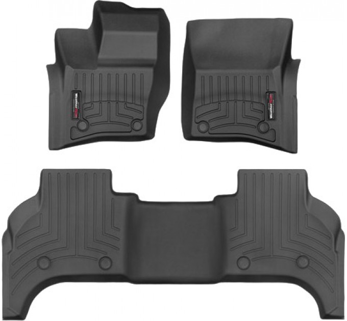 Коврики Weathertech Black для Land Rover Defender (mkII)(5 door)(5 seats)(1-2 row) 2020→, ціна: 10 849 грн.