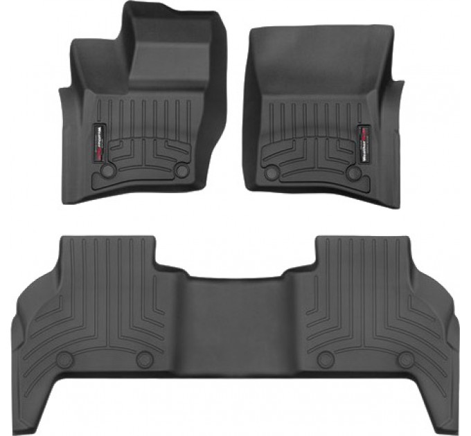 Коврики Weathertech Black для Land Rover Defender (mkII)(5 door)(7 seats)(1-2 row) 2020→, ціна: 10 849 грн.