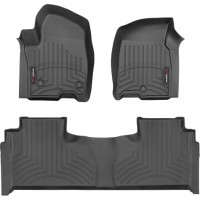 Коврики WeatherTech Black для Cadillac Escalade (mkV); Cherolet Suburban (mkXI) / Tahoe (mkV); GMC Yukon (mkV)(1-2row) 2021→