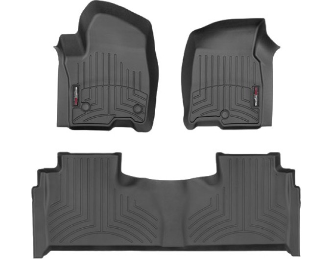Коврики WeatherTech Black для Cadillac Escalade (mkV); Cherolet Suburban (mkXI) / Tahoe (mkV); GMC Yukon (mkV)(1-2row) 2021→, цена: 11 709 грн.