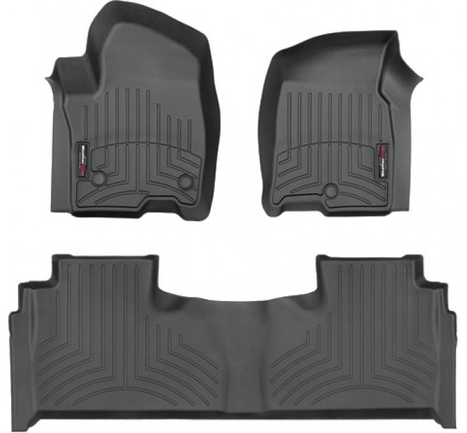 Коврики WeatherTech Black для Cadillac Escalade (mkV); Cherolet Suburban (mkXI) / Tahoe (mkV); GMC Yukon (mkV)(1-2row) 2021→, цена: 10 849 грн.